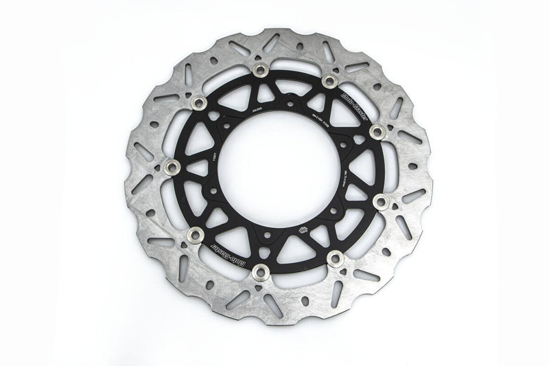 Nitro Series Front Brake Disc Black / Silver For Husqvarna 701 Supermoto 2016-2017