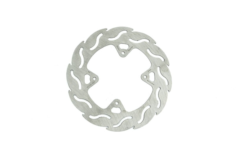 Flame Series Fixed Front Brake Rotor Silver For Honda CR 80 RB 1996-2002