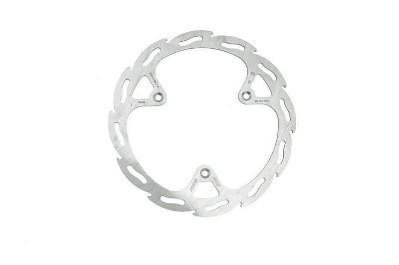 Flame Series Fixed Front Brake Rotor Silver For Suzuki RM 85 2017-2018