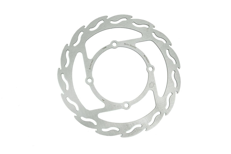 Offroad Flame Disc Front Brake Rotor Silver For Kawasaki KLX 450 R 2008-2010