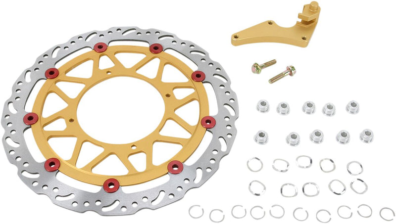 SM Series Supermoto Floating Contour Wave Brake Rotor Kit For Honda CRF 230 F 2019