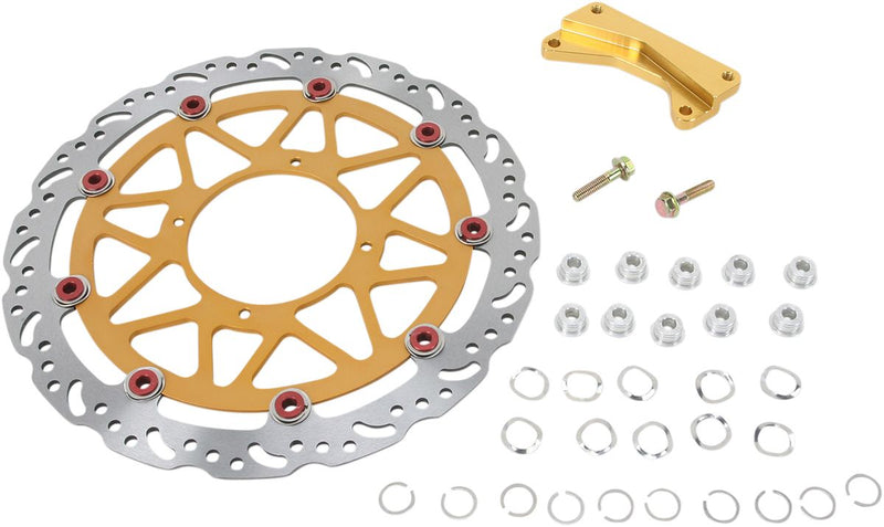 Supermoto Solid Contour Brake Rotor Kit