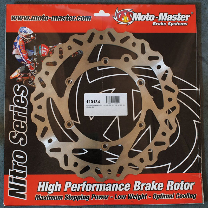 Nitro Series Fixed Front Brake Rotor Natural For Kawasaki KLX 400 R 2003
