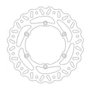 Nitro Contour Series Fixed Rear Brake Disc Silver For Suzuki RM 125 2008-2010