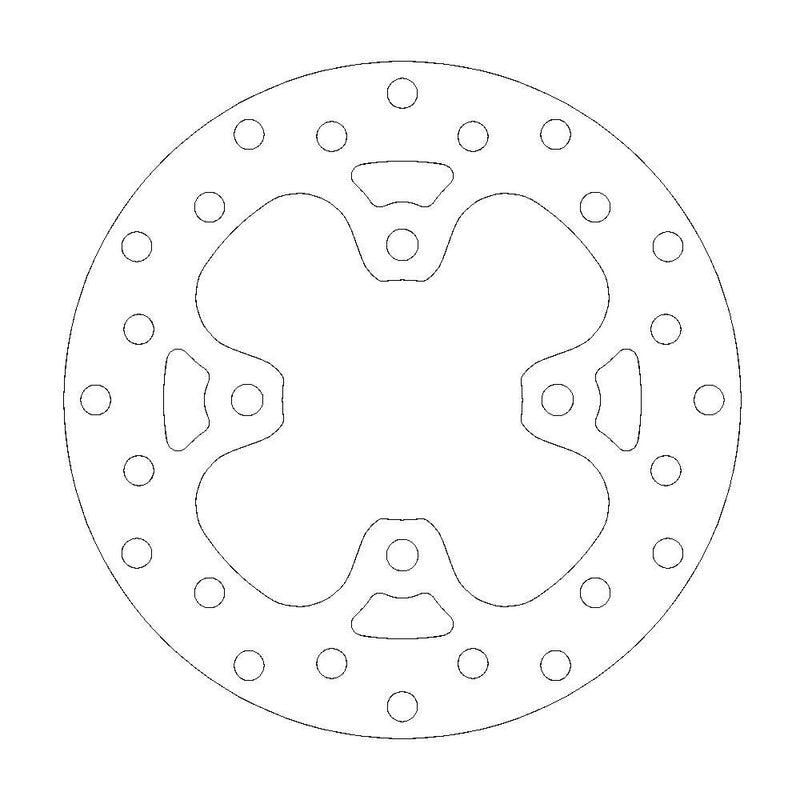 Standard Series Front Round ATV Brake Rotor For KTM SX 505 ATV 2010-2013