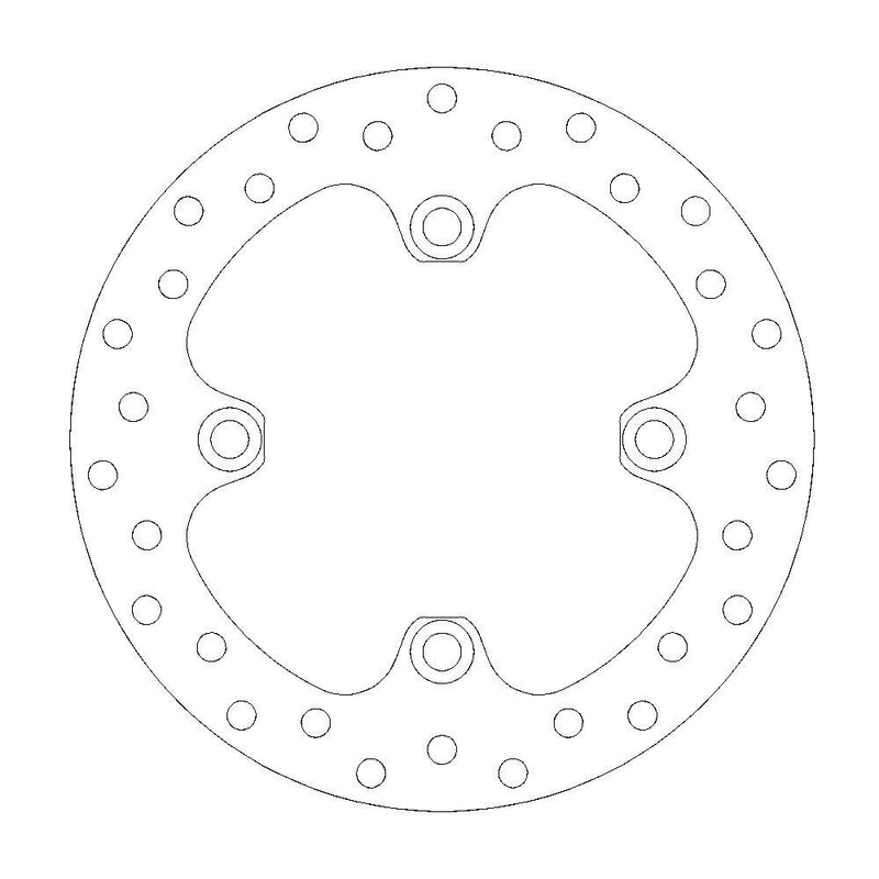 Standard Series Rear ATV Brake Rotor For Yamaha YFM 550 D 4X4 2014