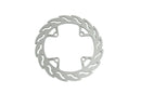 Flame Series Rear Brake Rotor Rear Silver For Husqvarna CR 125 2011-2013
