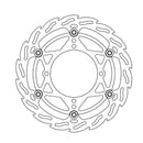 Floating Flame Front 270mm Brake Rotor Black For Kawasaki KLX 450 R 2008-2010