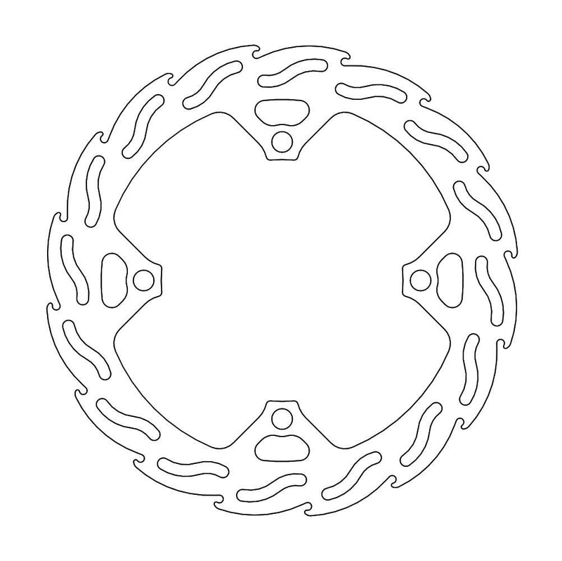 Flame Series Rear Brake Rotor Rear For Suzuki RMX 450 Z 2018