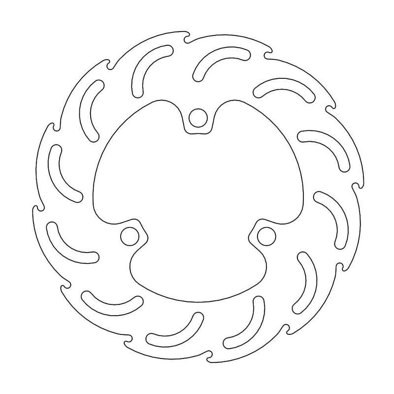 Flame Series Rear Brake Rotor For Honda TRX 450 ER 2012-2013