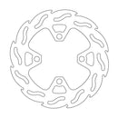 Flame Series Rear Brake Rotor For Kawasaki KFX 450 R 2x4 2008-2014