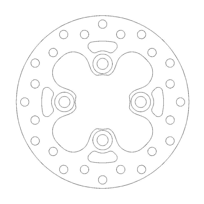 Standard Series Front Round ATV Brake Rotor For Kawasaki KFX 450 R 2x4 2008-2014