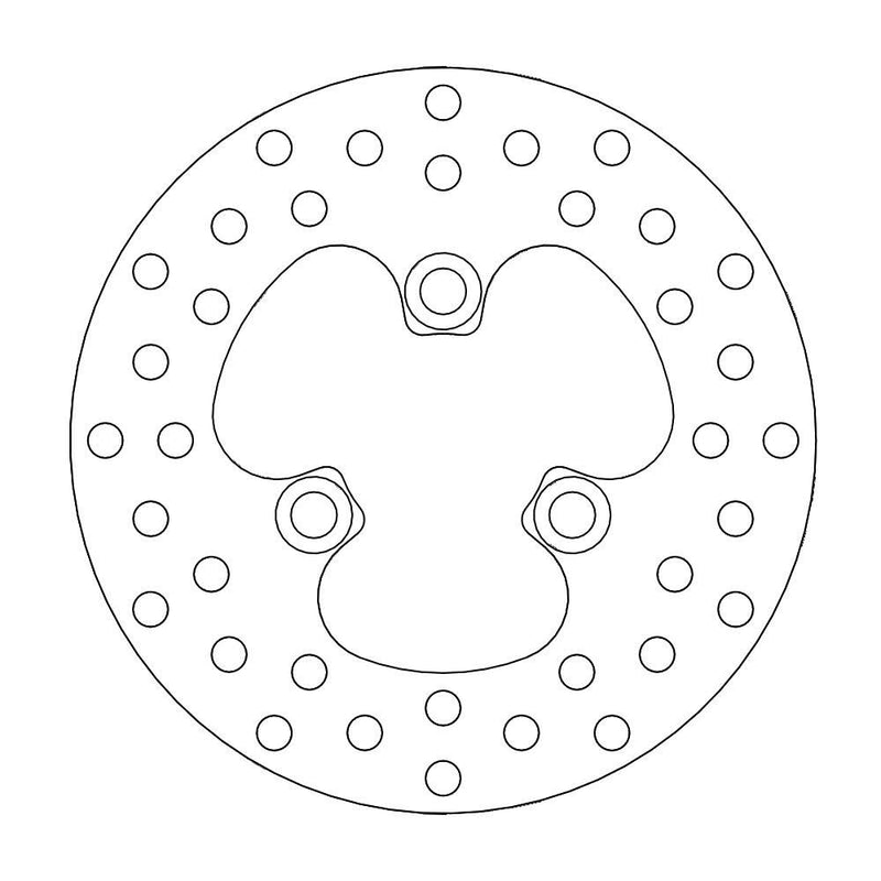 Standard Series Front Round ATV Brake Rotor For Kawasaki KFX 400 2X4 2003-2006