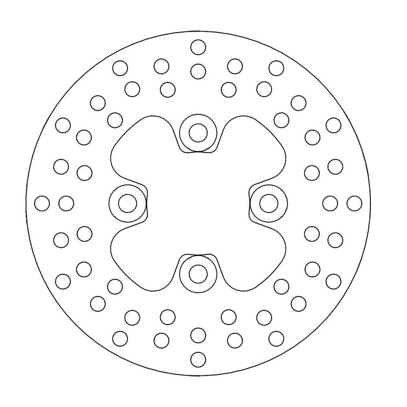 Standard Series Front Round ATV Brake Rotor For Yamaha YFM 250 R 2008-2013