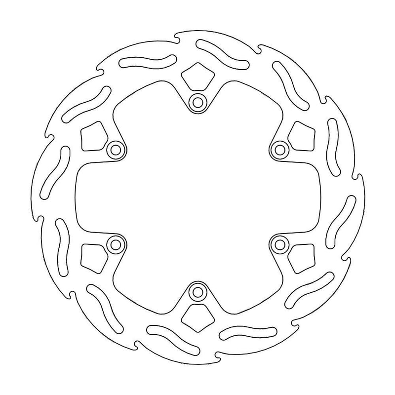 Flame Series Rear Brake Rotor Rear For Gas Gas EC 250 2021-2023