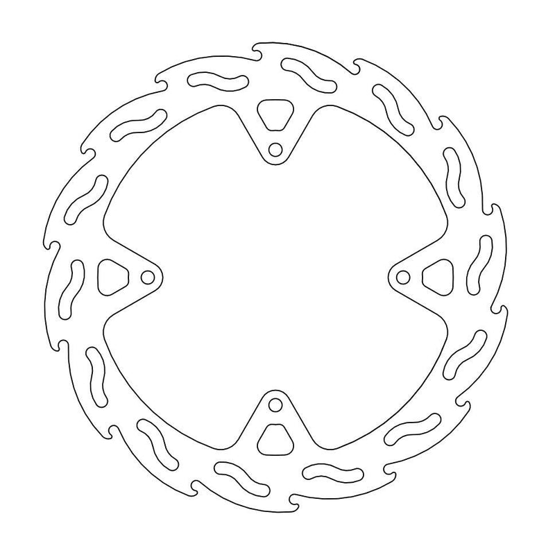 Flame Series Rear Brake Rotor Rear For KTM Freeride E-SM 2015-2017