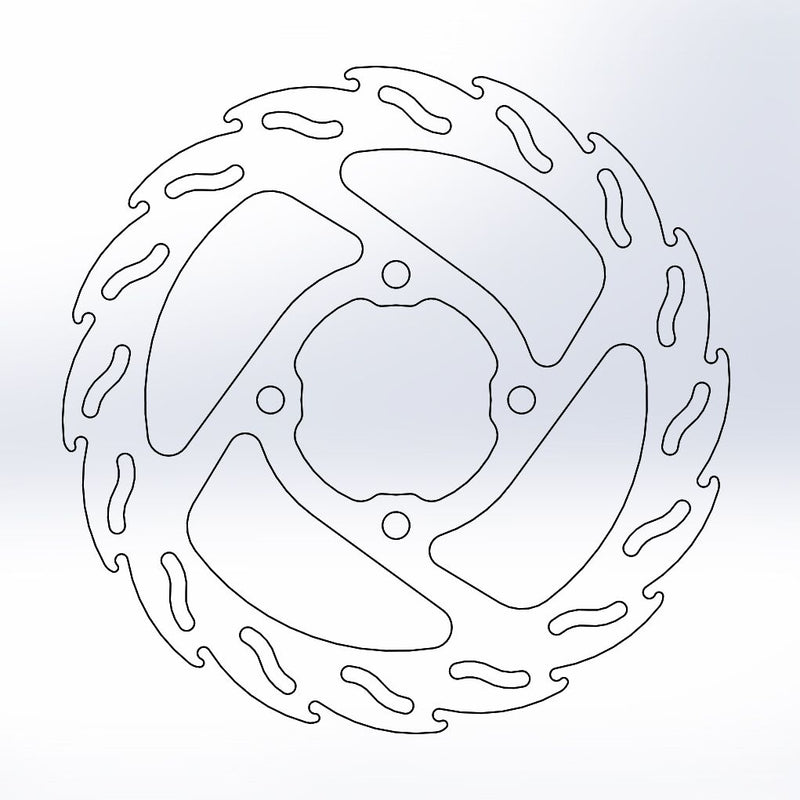 Flame Series Rear Brake Rotor Rear For Gas Gas MC 65 2021-2022