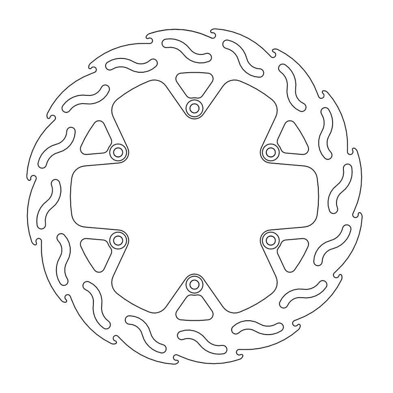 Flame Series Rear Brake Rotor Rear For Fantic XE 125 2021-2023
