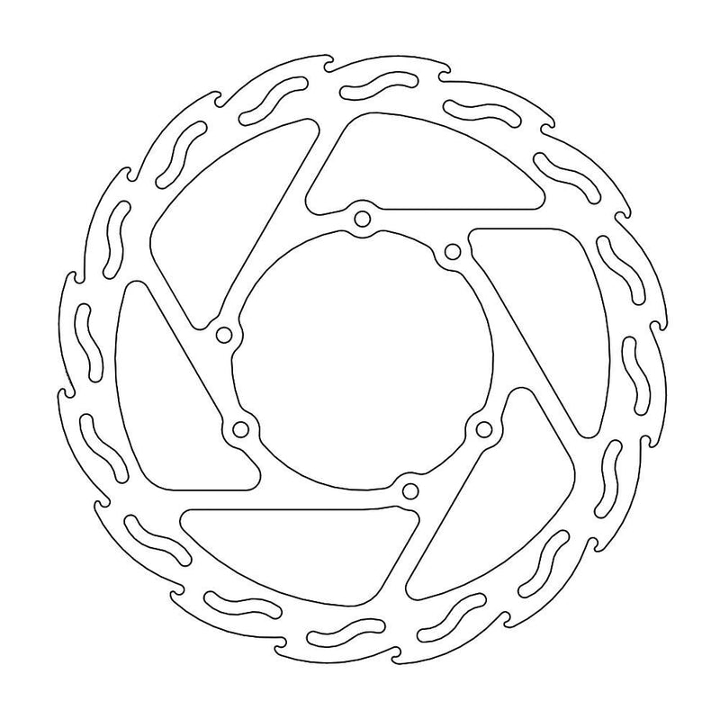 Flame Series Fixed Front Brake Rotor For Honda CRF 250 L 2013-2016
