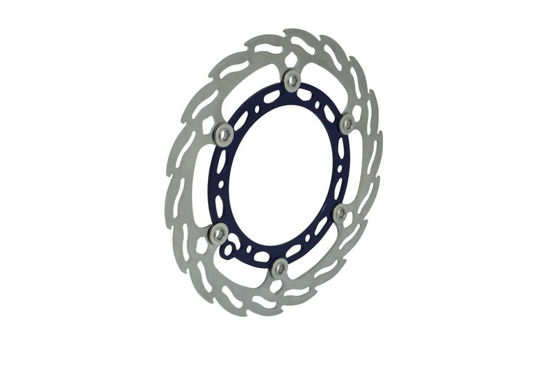 Oversize Front Flame Front Brake Disc Blue
