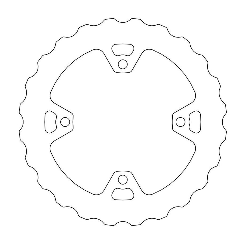 Nitro Mud Wave Series Rear Brake Disc For Gas Gas EC 250 2021-2023