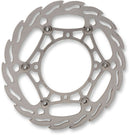 Flame Disc Front Brake Rotor Silver