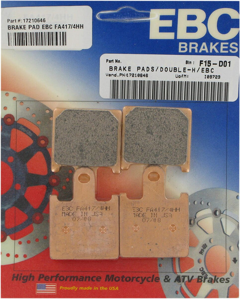 Sintered "HH" Brake Pads For Kawasaki GTR 1400 ABS 2008-2009