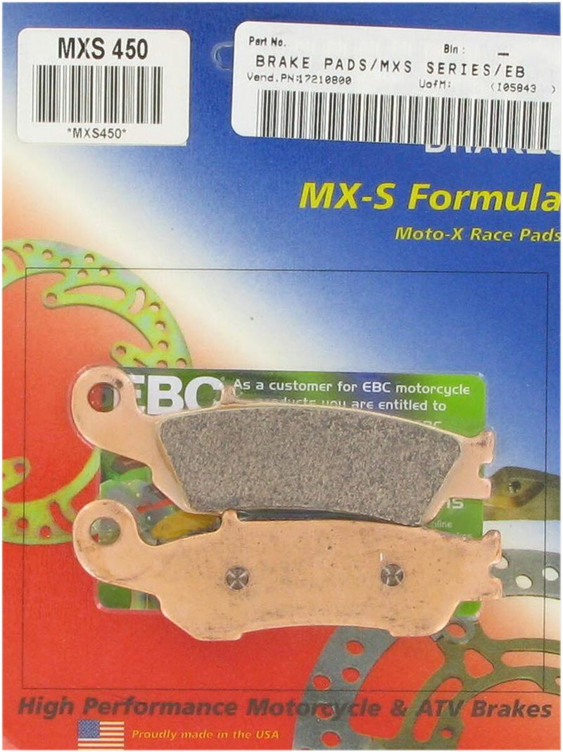 Racing Sintered MXS Metal Brake Pads For Yamaha WR 250 F 2022