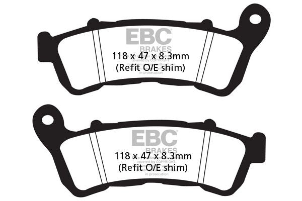 EPFA Series Extreme Pro Sindered Brake Pads For Honda CB 1000 R 2009-2016