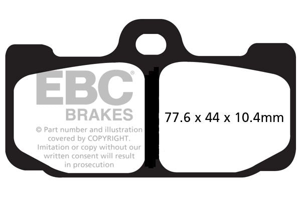 EPFA-HH Series Sintered Metal Brake Pad - 17211957