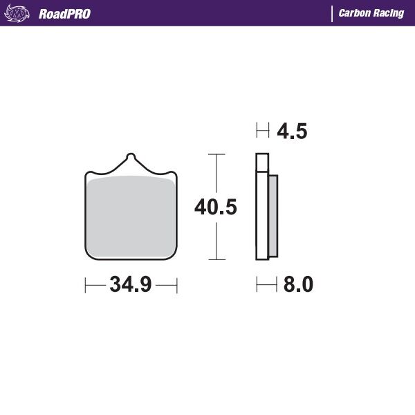 Road Pro Carbon Racing Brake Pads For BMW S 1000 R ABS 2017-2019