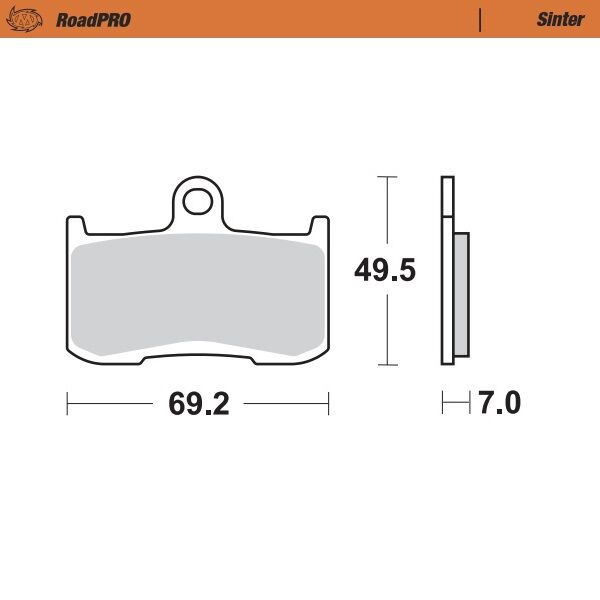 Road Pro Sinder Front Brake Pad For Indian CHIEF 111 ABS 2021-2022