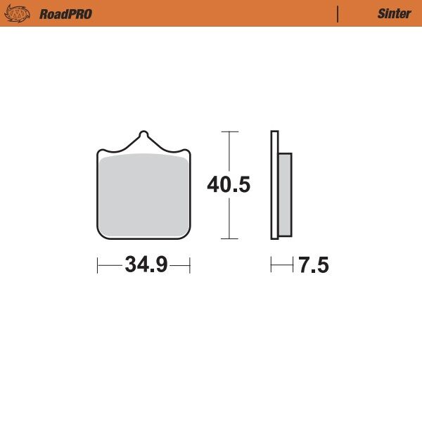 Road Pro Sinder Front Brake Pad For Aprilia RSV 1000 2002-2003