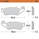 Road Pro Sinder Front Brake Pad For AJP PR7 610 2021
