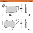 Road Pro Sinder Rear Brake Pad For Aprilia Caponord 1200 ABS 2013-2016