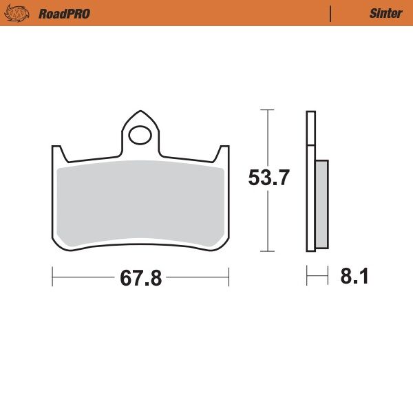 Road Pro Sinder Front Brake Pad For Honda CB 1300 DC 1997-1999