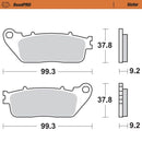 Road Pro Sinder Rear Brake Pad For Honda CB 1000 R 2008-2016