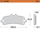 Road Pro Sinder Front Brake Pad For Aprilia RSV4 1000 RF ABS 2017