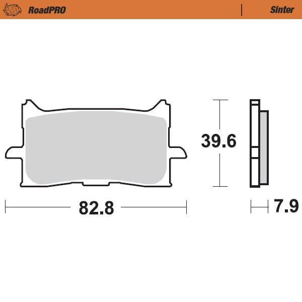 Road Pro Sinder Front Brake Pad For Honda CB 125 R ABS 2018-2022