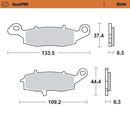 Road Pro Sinder Rear Brake Pad For Kawasaki VN 1500 1999-2000