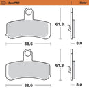 Road Pro Sinder Front Brake Pad For Harley Davidson FLD 1690 2012-2013