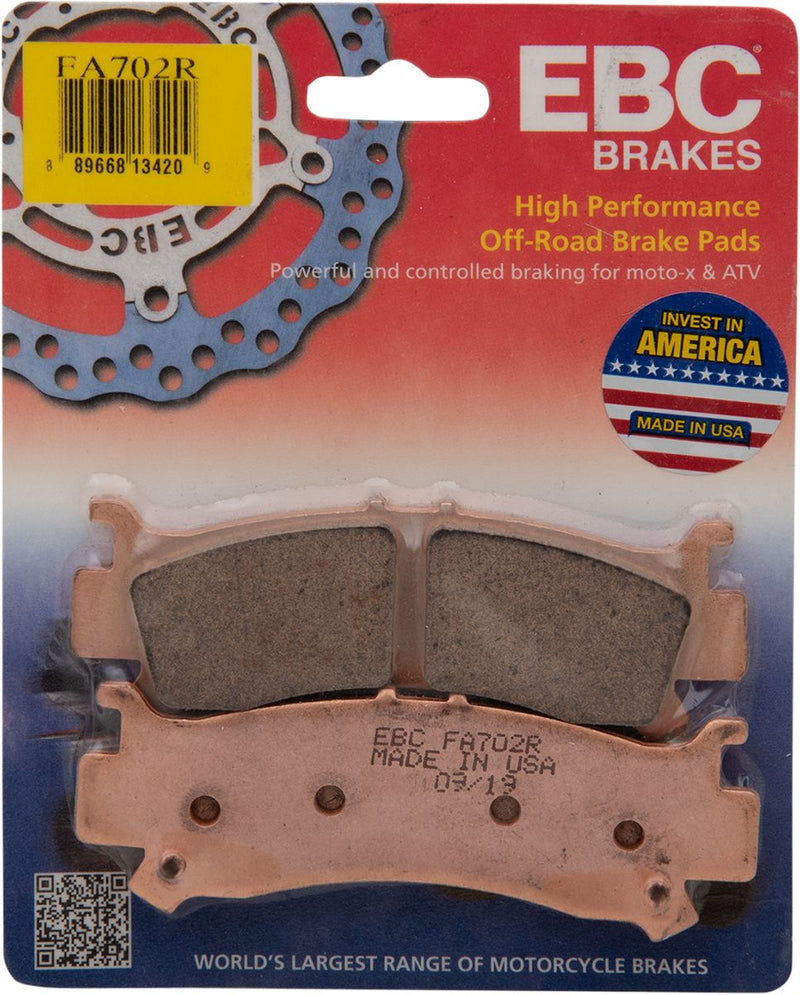 Long-Life Sintered "R" Brake Pads For Honda SXS 1000 M5D 4X4 2019-2020