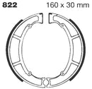 G Grooved Series Organic Brake Shoe For Maico F 100 1934-1950