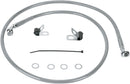 Stainless Steel Brake Line Kit Silver For Harley Davidson XL 1200 C 2004-2013