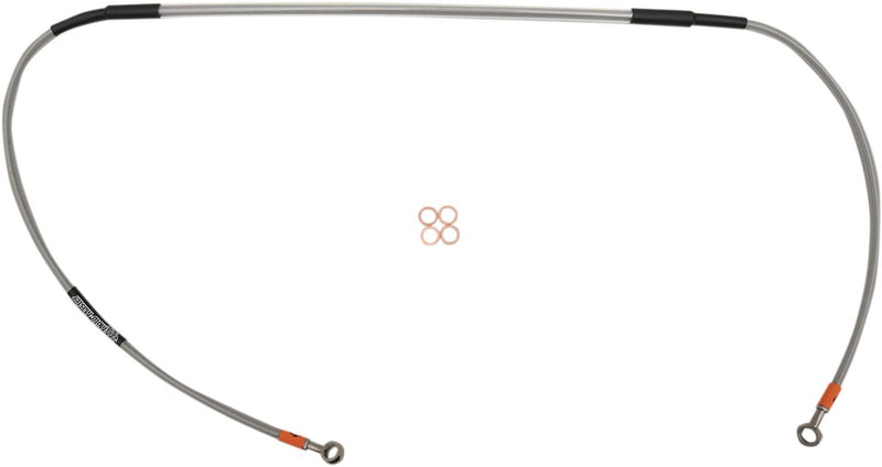 Stainless Steel Front Brake Line Silver For Honda CR 125 R 1995-2007