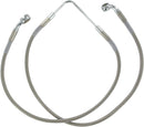 Stainless Steel Brake Line Kit Silver For Harley Davidson FXDB 1584 2007