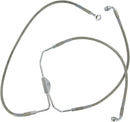 Stainless Steel Brake Line Kit Silver For Harley Davidson FLHR 1584 2008