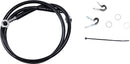Stainless Steel Brake Line Kit Black For Harley Davidson XL 1200 L 2007-2010