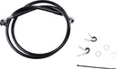 Stainless Steel Brake Line Kit Black For Harley Davidson XL 1200 C 2004-2010