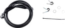 Stainless Steel Front Brake Line Kit Black For Harley Davidson FXST 1340 1999